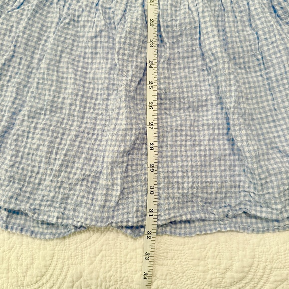 Sandy Liang x Target Blue Gingham 3/4-Sleeve Mini Dress – Size XXS - Picture 6 of 9